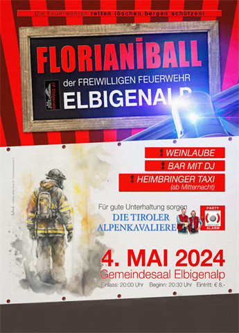 04.05.2024 Florianiball der FFW Elbigenalp